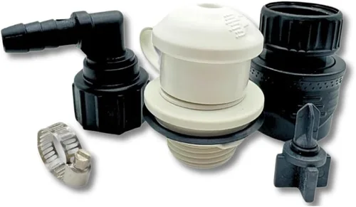 Miniatura 11 de Kit de Enjuague de Conexión Rápida para Motores Fuera de Borda Mercury, Suzuki, Yamaha y Honda – Adaptador de Enjuague Marino con Sello de Junta