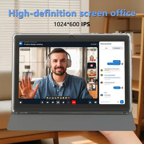 Miniatura 6 de CUPEISI Tablet Android 14, tableta de 7 pulgadas con funda, 8 GB de RAM+32 GB de ROM/1 TB Tableta expandible, 1.6 GHz, computadora con procesador