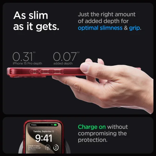 Miniatura 274 de Spigen Funda para iPhone 13 Mini, ultra híbrida MagFit [antiamarilleo] [compatible con Magsafe] - Transparente