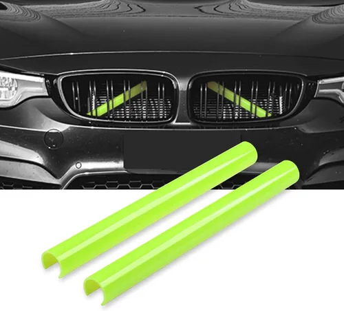 Miniatura 15 de AggAuto Compatible con BMW Insertos de Parrilla con Rayas para Serie 1/2/3/4/5 (F20 F21 F22 F23 F30 F31 F32 F33 F34 F36 F45 F46) 2011-2021