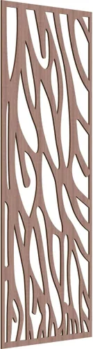 Miniatura 81 de 9 3/8"W x 24 3/8"H x 1/4"T Bristol Decorativos Paneles de Pared de Madera Calado, Cereza