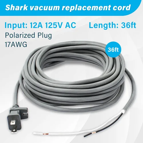 Miniatura 3 de Cable de repuesto para aspiradora Shark Navigator Lift-Away Pro y Shark Rotator Lift-Away, compatible con NV501 NV502 NV341 NV402 NV355 NV356 NV356K
