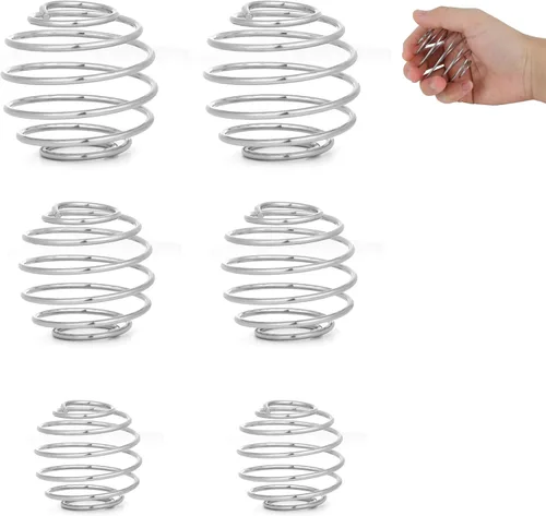 Miniatura 8 de 4 piezas de bolas mezcladoras de 2.1 pulgadas de gran tamaño para batidos de proteína, batidos de leche y aderezos para ensaladas, bola mezcladora
