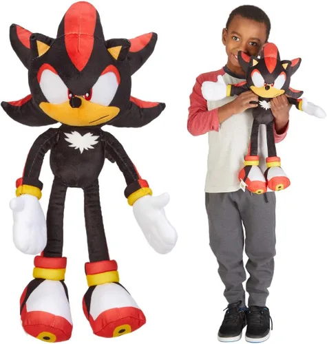Miniatura 8 de Sonic The Hedgehog Anime Knuckles The Echidna - Almohada de peluche para niños, súper suave y acogedora, 18.50 pulgadas de alto, (producto oficial)