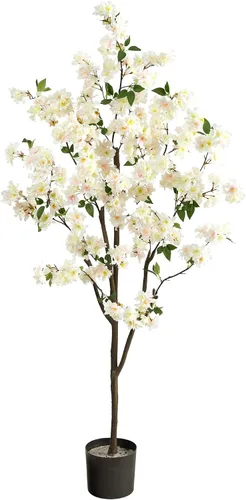 Miniatura 4 de Nearly Natural Árbol artificial de flor de cerezo de 6