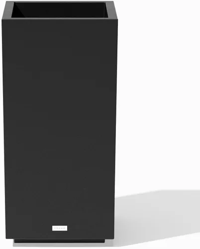 Veradek Block Series Maceta de pedestal – Maceta alta para porche delantero interior o exterior | Uso para todo tipo de clima con cubo de inserción