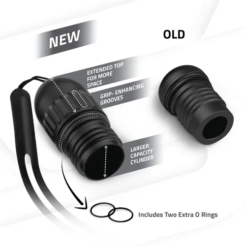 Miniatura 4 de Tubo Conetainer de Conos Pre-Enrollados ESD - Negro - Se Adapta a Conos King Size y 1-1/4 - Contenedor de Cigarrillos de Tamaño Bolsillo