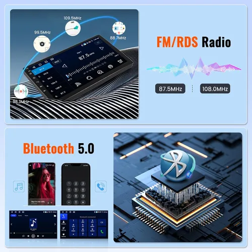 Miniatura 6 de Radio de coche Android 15 de 4+64 GB para Ford F-150 F150 2009 2010 2011 2012 con CarPlay inalámbrico Android Auto, Realdio 9 pulgadas pantalla
