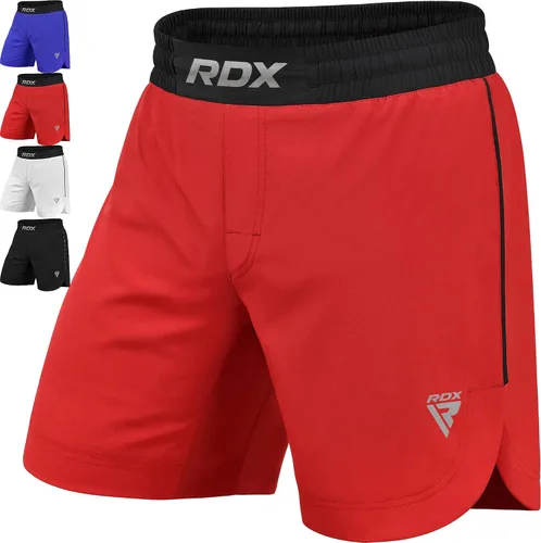 RDX Pantalones cortos de MMA para entrenamiento y kickboxing Pantalones cortos de lucha para artes marciales, pelea de jaulas, Muay Thai, BJJ,