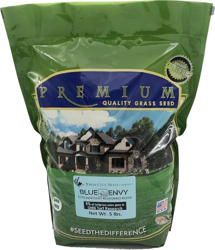 Miniatura 4 de Twin City Seed Co. Blue Envy, Kentucky Bluegrass Blend, bolsa de 3 libras