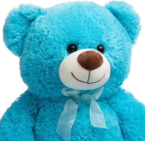 Miniatura 8 de HollyHOME - Oso de peluche gigante, animales de peluche de 36 pulgadas, color lago azul Azul lago