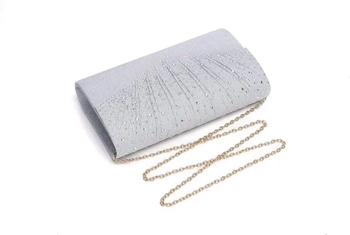 Miniatura 7 de MUDUO Monederos de mano con diamantes de imitación para mujer, monederos y bolsos formales de boda, fiesta, graduación, bolsas de dinero, regalo