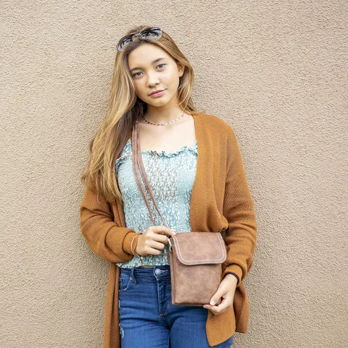 Miniatura 2 de MINICAT - Bolso cruzado para mujer, pequeño, bolsillos espaciosos, para celular, bolsa de mano para mujer