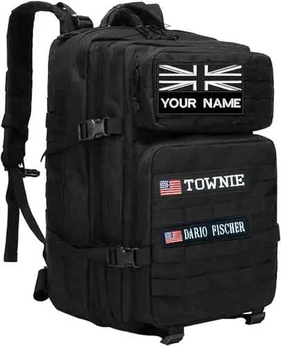 Miniatura 4 de kamao Parche militar personalizado con nombre bordado de la bandera de Estados Unidos, parche con gancho y lazo para mochilas, uniforme de camisa