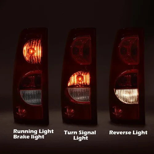 Miniatura 5 de PIT66 Luces traseras compatibles con Chevy Silverado 1500 2500 3500 2003 2004 2005 2006, conjunto de lámpara de luz trasera LED izquierda y derecha