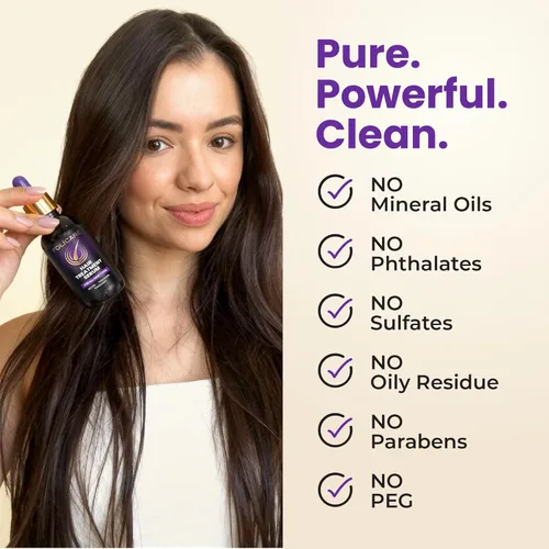 Miniatura 6 de Suero para el crecimiento del cabello y suero espesante con biotina y aceite de romero, tratamiento multibeneficio para adelgazar el cabello