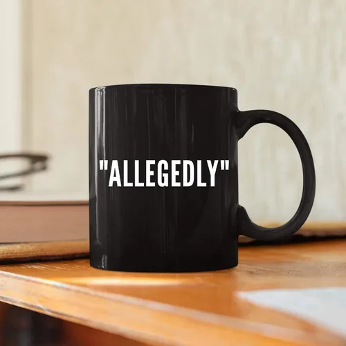 Miniatura 4 de Allegedly Lawyer - Taza divertida de graduación para estudiantes de derecho, profesores, abogados, taza de café de cerámica, novedosa, 11 onzas