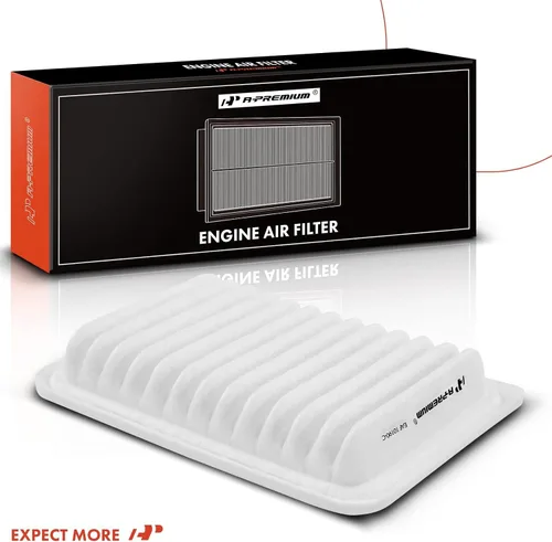 Miniatura 8 de Filtro de aire del motor A-Premium compatible con modelos Toyota, Pontiac y Scion - Corolla 2009-2019, Matrix 2009-2014, Yaris 2006-2018, Vibe