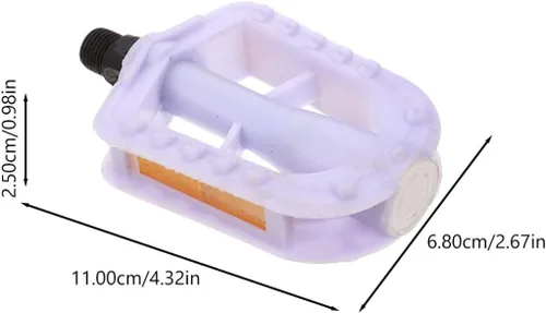 Miniatura 5 de Wakauto Pedales de bicicleta para niños, pedales de husillo de 1/2 pulgadas, antideslizantes, accesorios de bicicleta para 12 y 14 niños