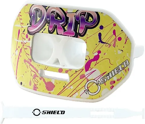 Miniatura 19 de O Shield Protector bucal con diseño de vórtice de fútbol americano con diseño de flujo de aire, ajuste hermético para una mejor respiración