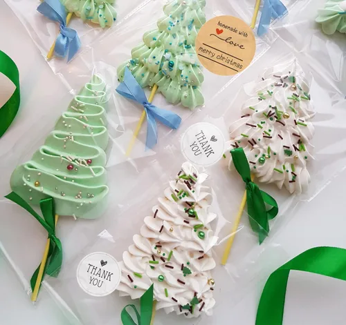 Miniatura 5 de ilauke 200 bolsas de galletas, bolsas de celofán transparentes de 4 x 6 pulgadas, bolsas de dulces con palo de agradecimiento, embalaje de galletas