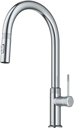 Miniatura 53 de Kraus Oletto KSF-2830BB - Pulverizador desplegable de una sola manija para grifos de cocina con sensor sin contacto en latón cepillado Bronce