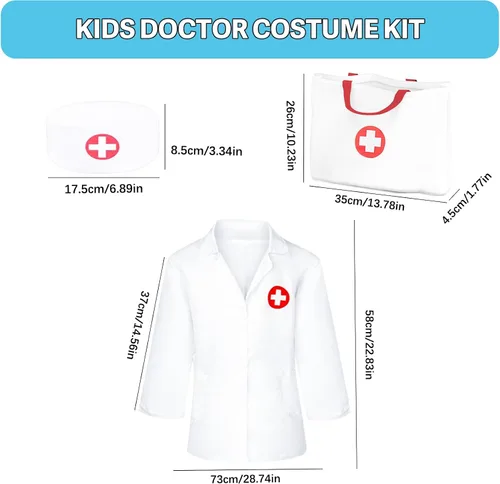 Miniatura 3 de Kit médico para niños pequeños de 3 a 5 años – Juego de juguetes veterinarios para niños de 3 a 4 años, kit médico de juego de simulación con perro