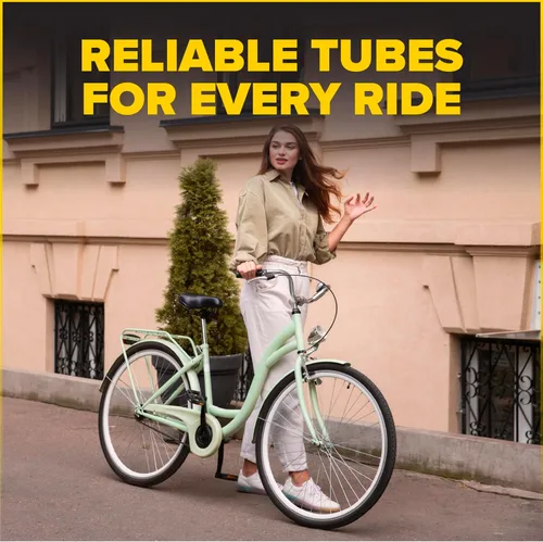 Miniatura 9 de Ultraverse Tubo interior de bicicleta para neumáticos de bicicleta de 26, 27.5 x 1.75/1.95/2.10/2.125 pulgadas con válvula Presta, tubos de goma