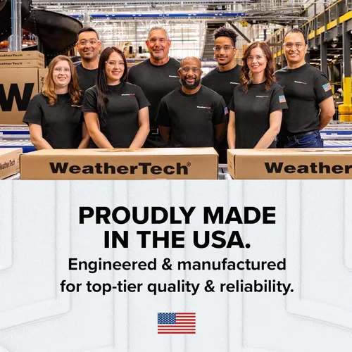 Miniatura 5 de WeatherTech alfombras de ajuste personalizado para caja de Ford Edge, negras