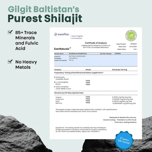 Miniatura 4 de Resina Shilajit pura del Himalaya de 2.12 oz, Shilajit de grado dorado para hombres y mujeres, 500 mg Ácido fúlvico y más de 85 minerales traza