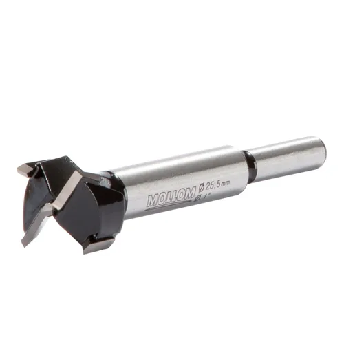 Miniatura 31 de Mollom Broca Forstner de 1/4" (6.3 mm) para carpintería precisa con un grosor de carburo YG8 duradero de 0.063 in, esta herramienta de corte