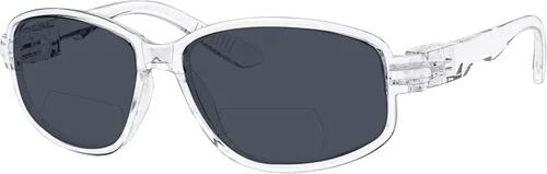 Miniatura 11 de BFOCO Gafas de sol bifocales con bisagras metálicas y sin tornillos para hombre - Sports Bifocal Sunnies (negro brillante) +1.00