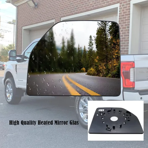Miniatura 3 de Espejo de remolque del lado izquierdo del conductor, cristal de espejo calefactado con soporte trasero para Ford F150 Truck 2015-2020 Ford F250 F350