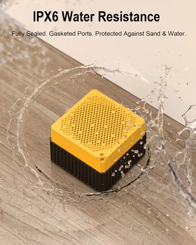 Miniatura 7 de Altavoces Bluetooth portátiles, IPX6 impermeable inalámbrico para exteriores pequeño altavoz con 24 horas de reproducción, graves estéreo HD