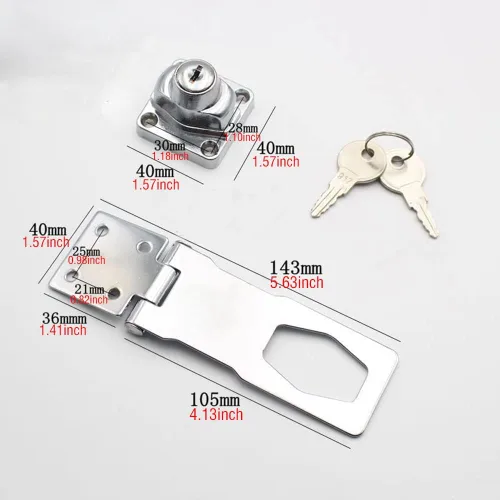 Miniatura 3 de Cerradura de puerta, hebilla de cierre, cerradura de puerta vintage, cerradura de armario, cerradura de puerta, cerradura de puerta con agujero