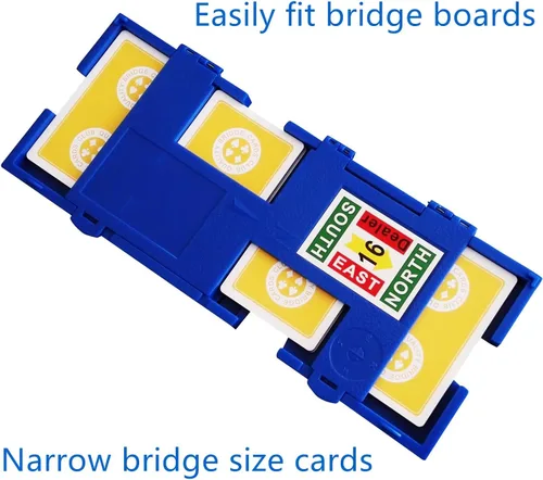 Miniatura 7 de TSB Paquete de 12 cartas de puente de impresión estándar, 6 colores, fácil almacenamiento