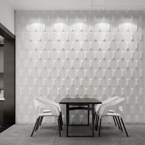 Miniatura 5 de Art3dwallpanels Panel de pared 3D de PVC para decoración de pared interior, 19.7 x 19.7 pulgadas, paneles de pared 3D de PVC, paneles de pared