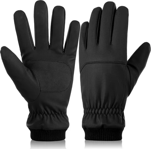 Guantes de esquí de invierno para hombres y mujeres, impermeables, térmicos, ligeros para pantalla táctil, con agarre antideslizante para ciclismo,