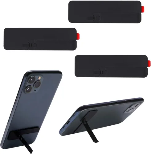 KALIONE 3 soportes invisibles ultrafinos para teléfono, soporte ajustable vertical y horizontal para teléfono, compatible con cualquier teléfono
