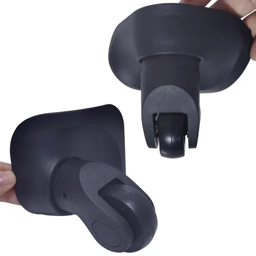 Miniatura 3 de Repuesto de rueda de equipaje reparación maleta bolsa piezas Spinner ruedas ruedas ruedas (W041-L-a par 2 piezas)