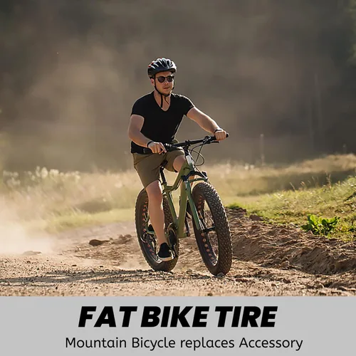 Miniatura 2 de MOHEGIA Fat Bike Tire: 20x3.0/20x4.0/26x3.0/26x4.0 Inch Foldable Replacement for E-Bike and MTB On-Road and Off-Road