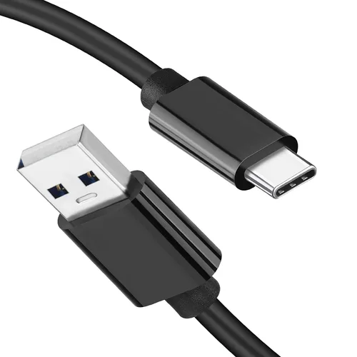 Cable cargador de mini ventilador USB C de 5 pies para ventilador JISULIFE, Aluan, WiHoo, CIVPOWER Neck Fa-n, HomeLifairy, FrSara, sin aspas, cable