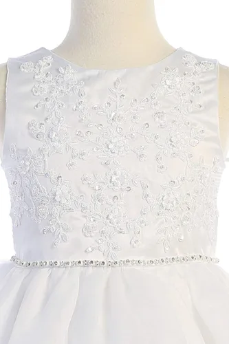 Miniatura 5 de Vestidos de Primera Comunión para Niñas 7-16 Vestido de Santa Comunión Blanco Vestidos de Primera Comunión para Niñas Plus