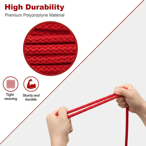Miniatura 4 de Cuerda trenzada de macramé de 5/64 pulgadas de colores surtidos – Cuerda de poliéster hecha a mano de 100 yardas para hacer joyas, ganchillo, asa