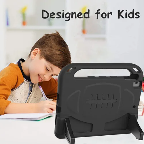 Miniatura 9 de BMOUO Funda para niños para iPad de 9ª/8ª/7ª generación (2021/2020/2019), con protector de pantalla integrado, soporte con mango a prueba de golpes