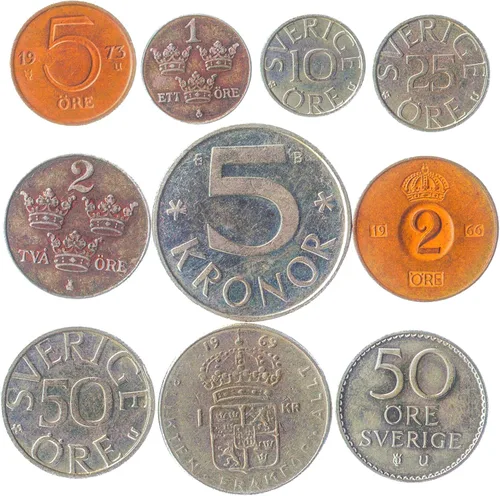 Miniatura 66 de Malta 10 Monedas Mixtas Moneda Maltesa Mils Céntimos Desde 1972