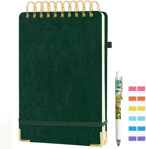 Miniatura 9 de Top - Cuaderno de espiral de 8.5 x 11 pulgadas, tamaño A4, de tapa dura, encuadernado en la parte superior, 240 páginas, papel rayado grueso de 3.53