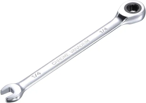 Miniatura 15 de uxcell Llave combinada de carraca de 3/4 de pulgada SAE, 72 dientes, 12 puntos, llave combinada de carraca de extremo cuadrado, herramientas