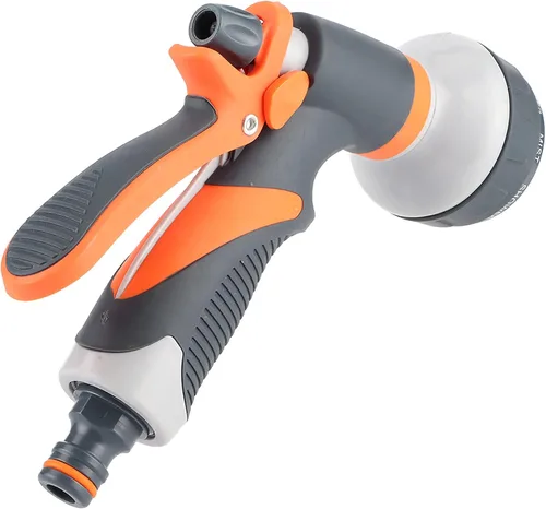 Miniatura 2 de Oumefar Pistola de riego Jardinería Fácil Control Hogar Boquilla Manguera Boquilla Spray Boquilla Pistola Manguera Pulverizador para Jardín