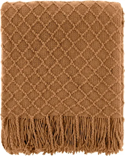 Miniatura 17 de CREVENT Manta de punto bohemio de granja para sofá, silla, cama, decoración del hogar, suave, cálida, acogedora, ligera para primavera, verano